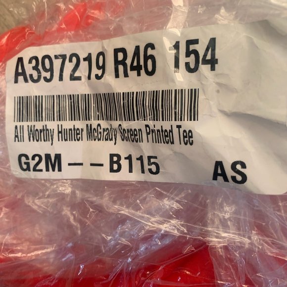 NWT ALL WORTHY HUNTER MCGRADY "FIERCE FEMALE" SCREEN PRINTED TEE BRIGHT RED XXS - Picture 11 of 12